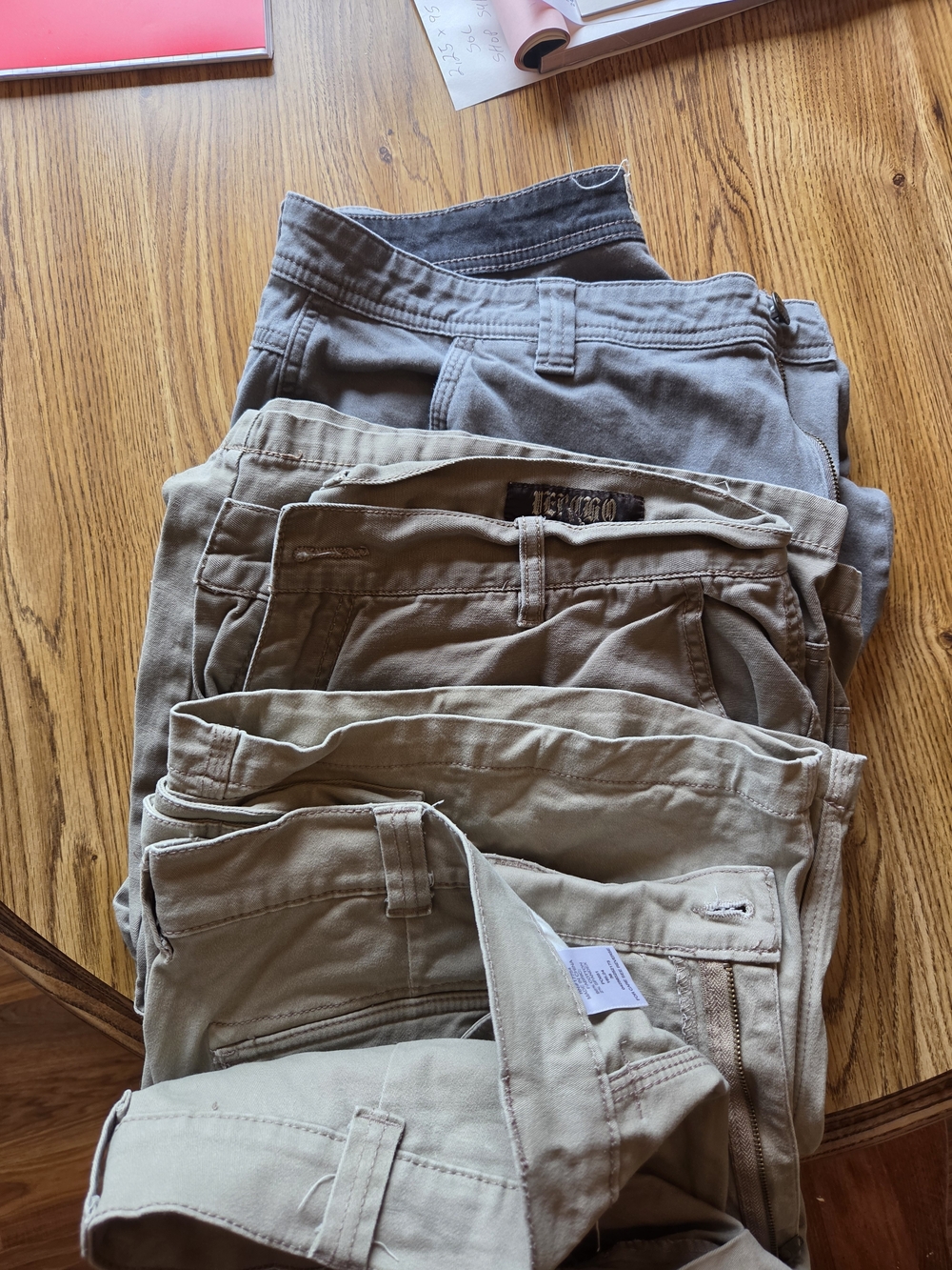 RedHead Men's Cargo Shorts in Beige and Gray Tones